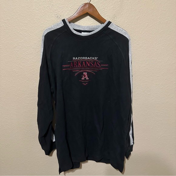 Vintage Other - Vintage 90s Arkansas Razorbacks Black Sweatshirt